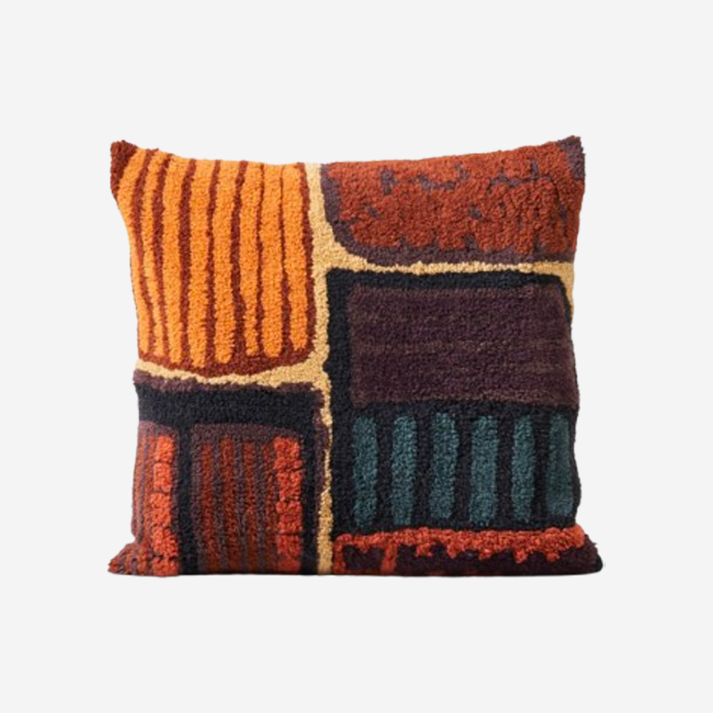 Astrid Woollen Floor Cushion Cover Multi
