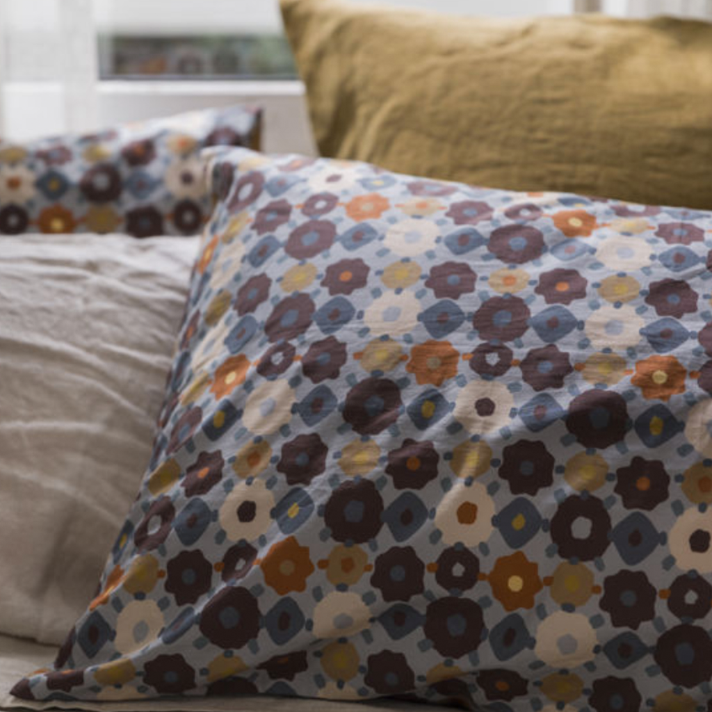 Lisbon Pillowcase Pair Cloud/Multi