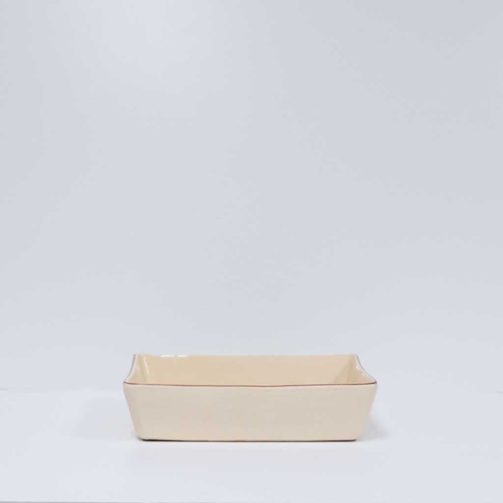 Spanish Rectangle Baking Dish - Creme