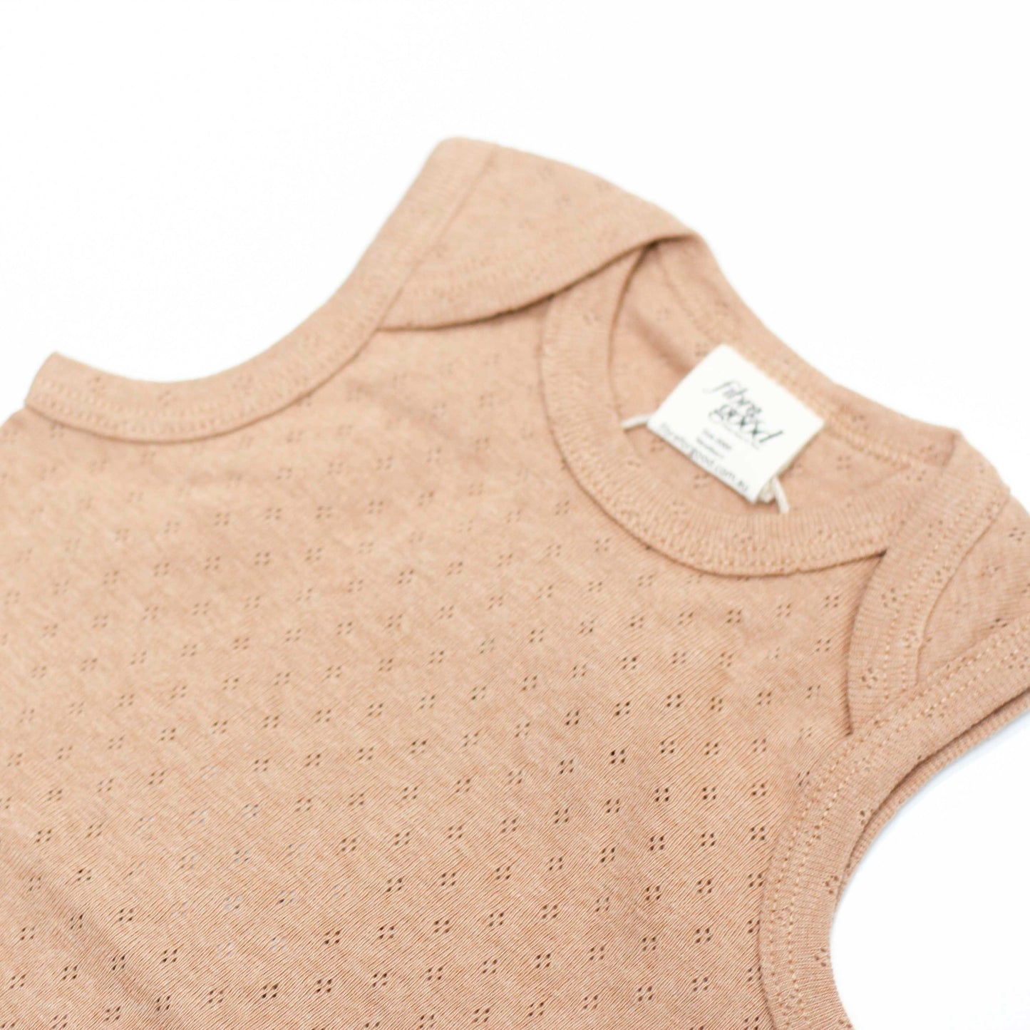 Sleeveless Body Suit - Mushroom Dot