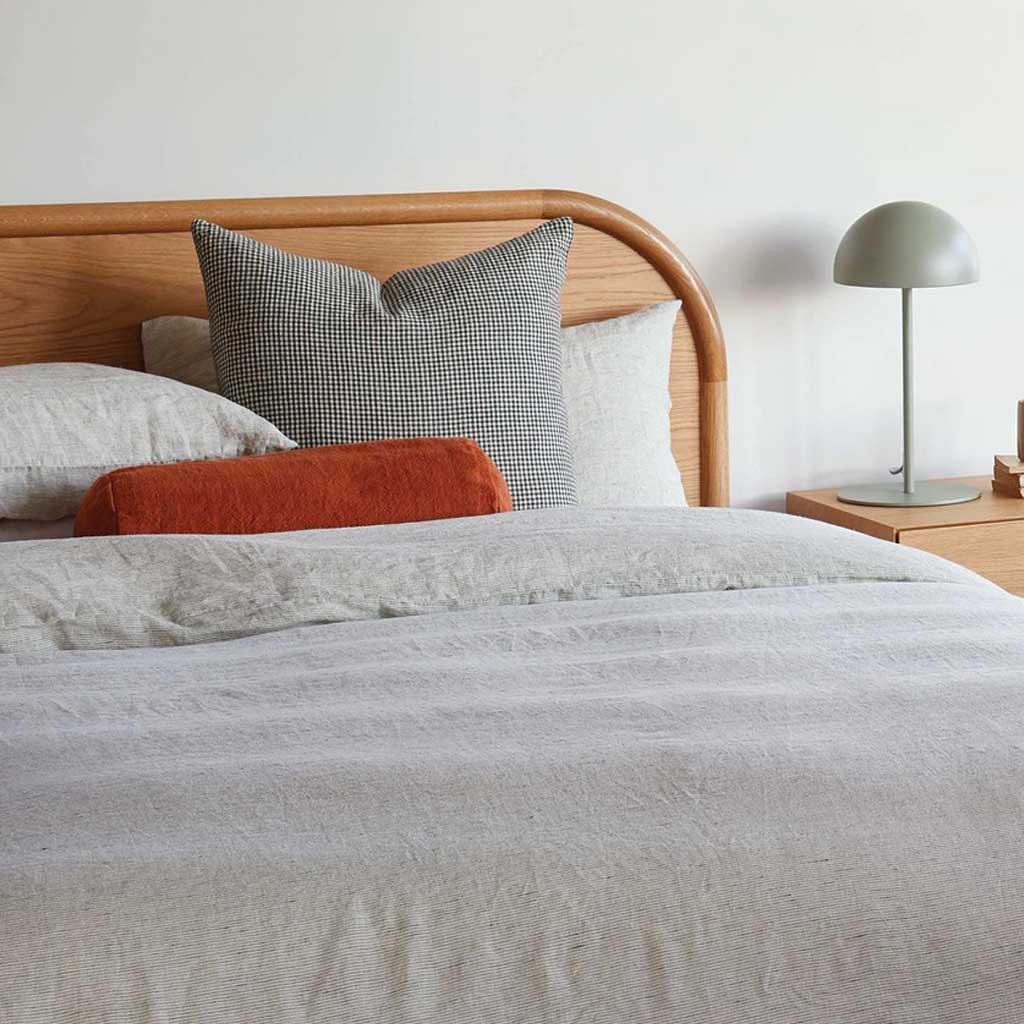 Pinstripe Linen Quilt