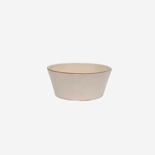 Spanish Straight Sided Bowl - Creme