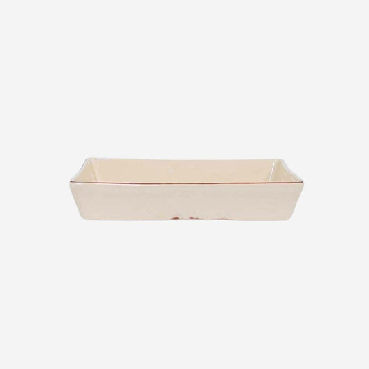 Spanish Rectangle Baking Dish - Creme