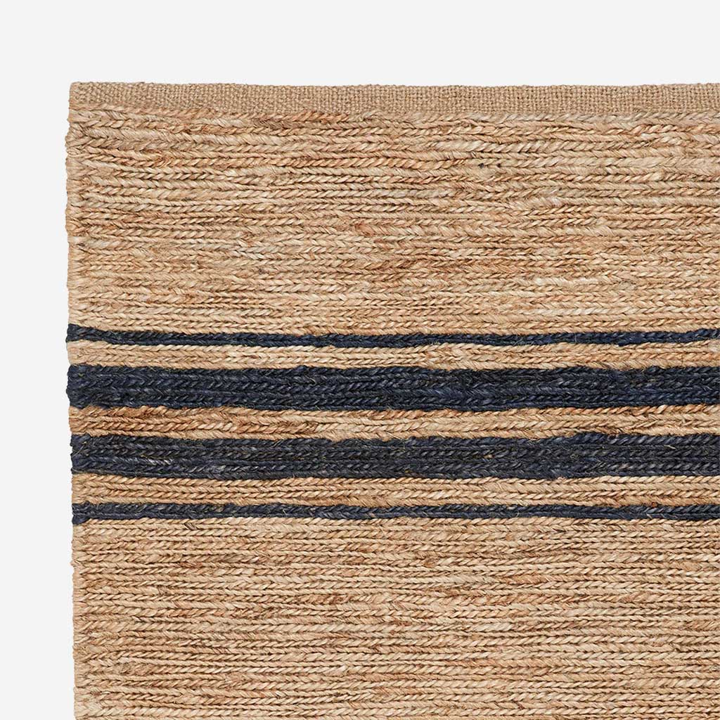 Armadillo River Ticking Runner Rug