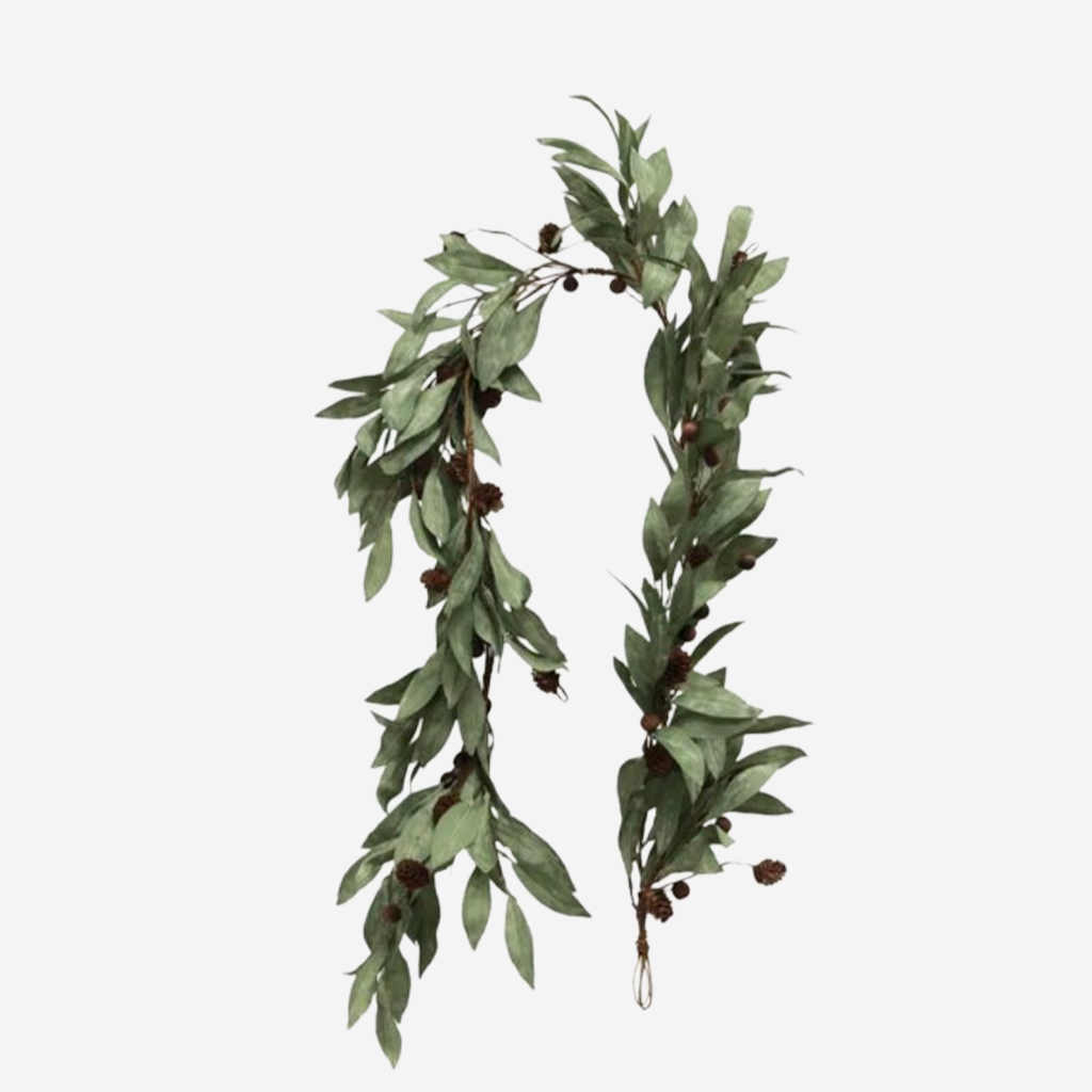 Euc & Brown Berry Swag