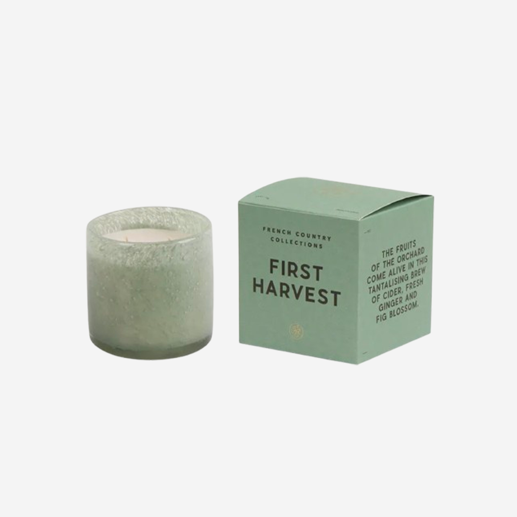 First Harvest Glass Candle