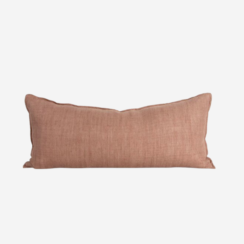 Flaxmill Cushion -Clay