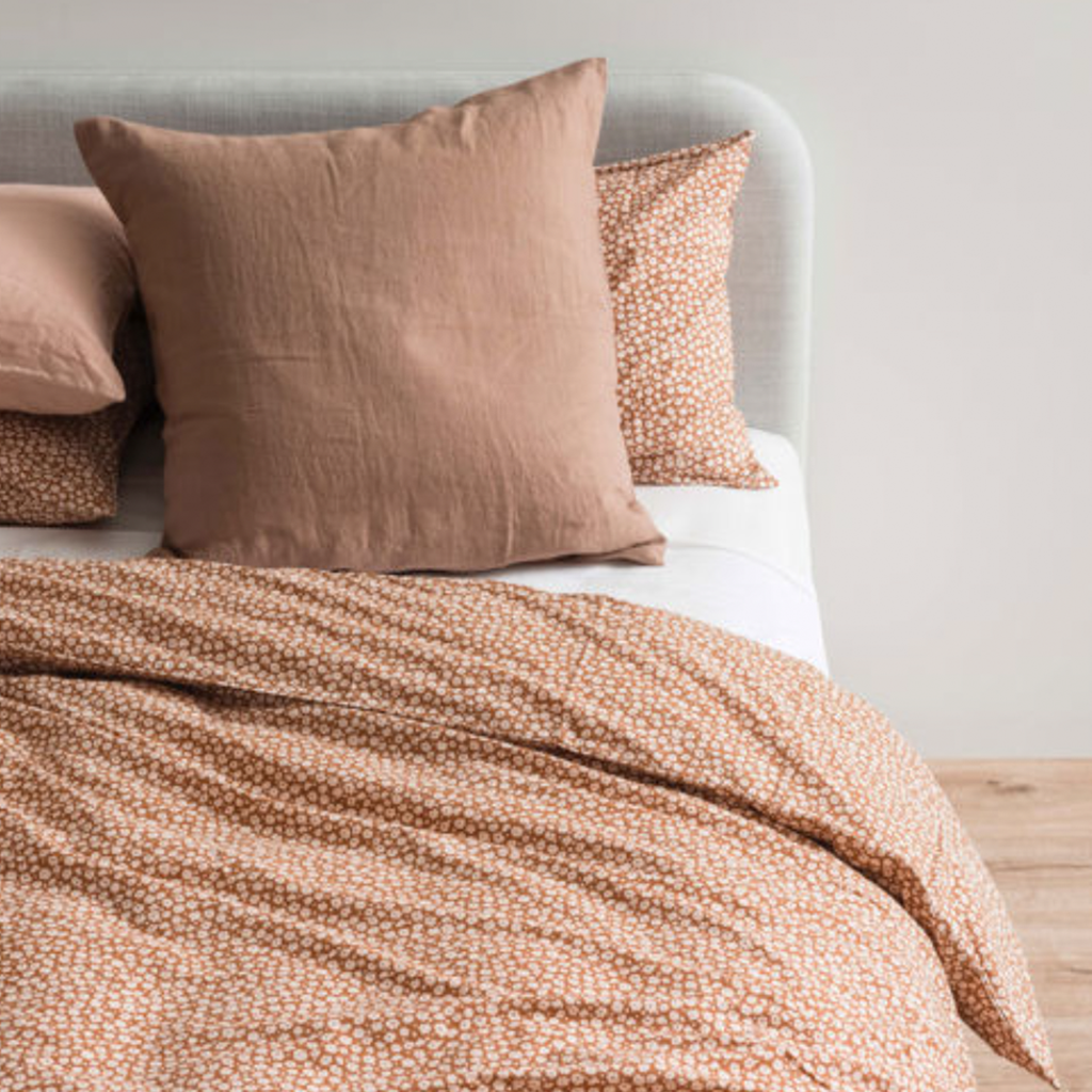 Forget Me Not Duvet Cover Toffee/Nougat