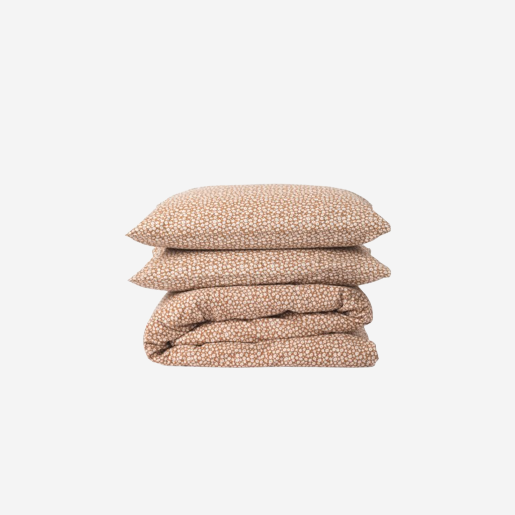 Forget Me Not Duvet Cover Toffee/Nougat