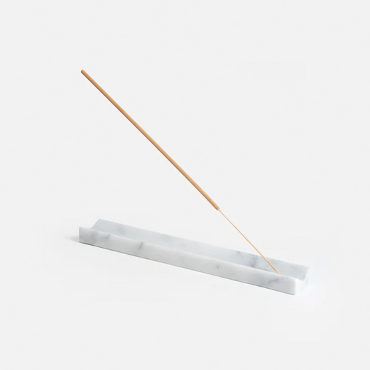 Marble Incense Holder White