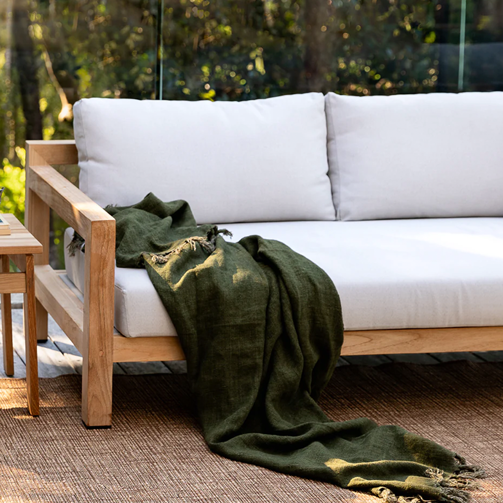 Millhouse Throw -Winter Moss