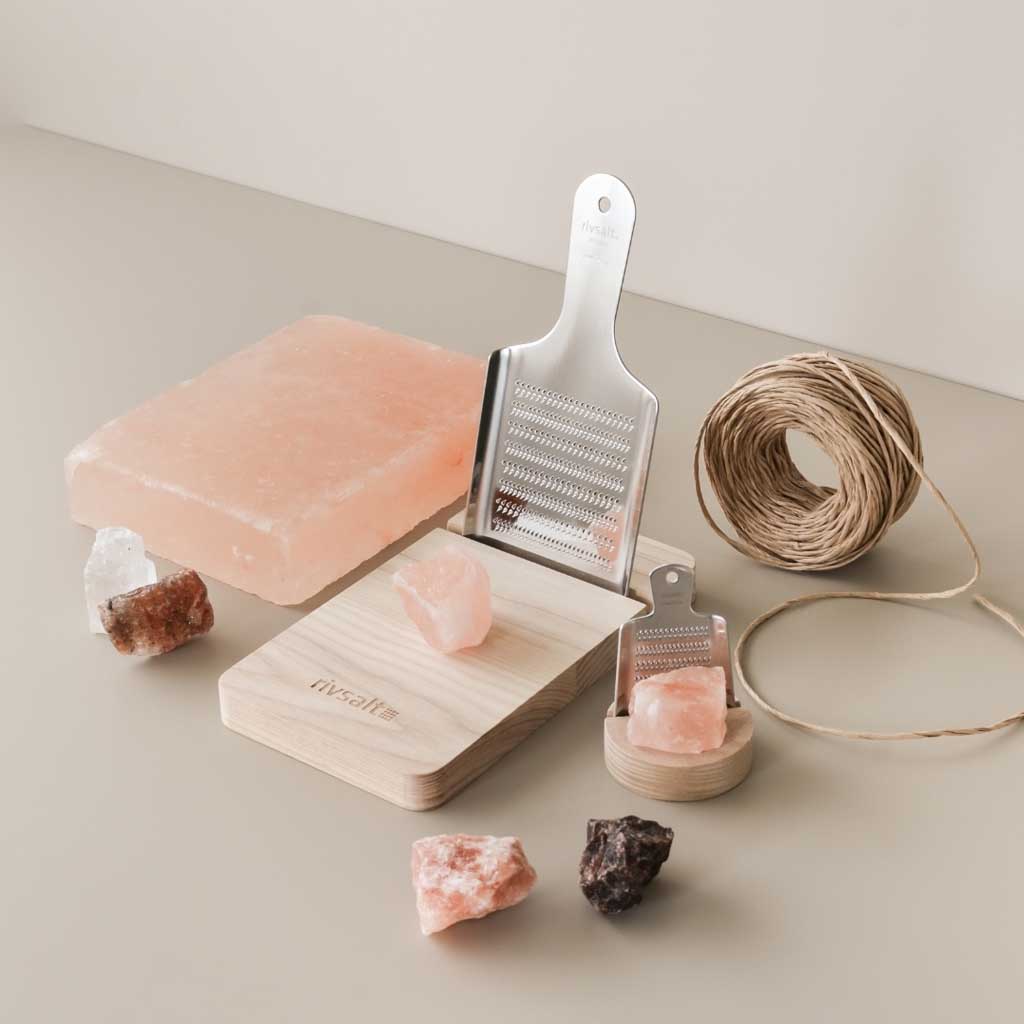 Himalayan Pink Rock Salt, Grater & Stand Madisons