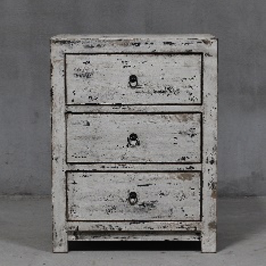 Shanxi Three Draw Bedside