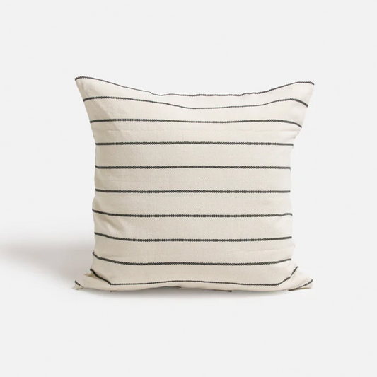 Sleep Tight Cushion Cover Natural Stripe