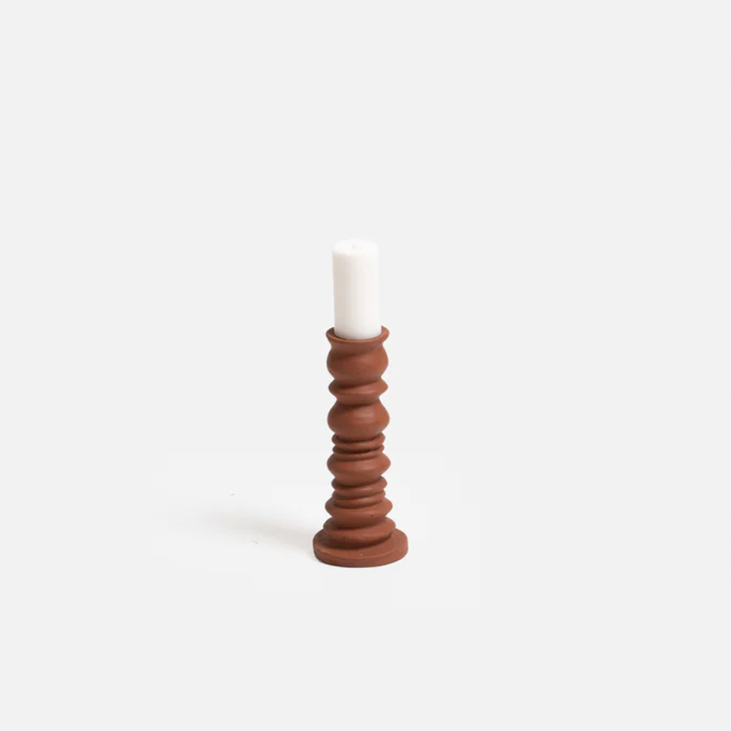 Tuesday Candlestick Terracotta
