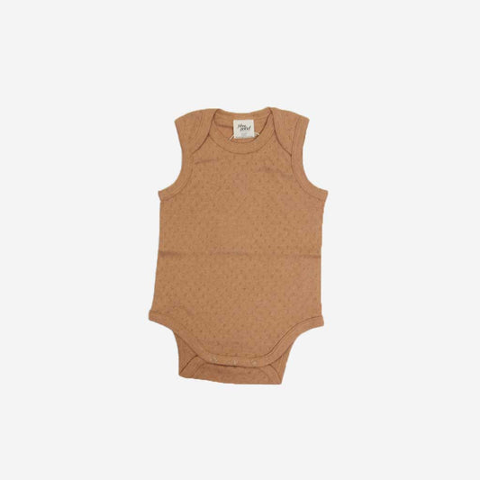 Sleeveless Body Suit - Cinnamon